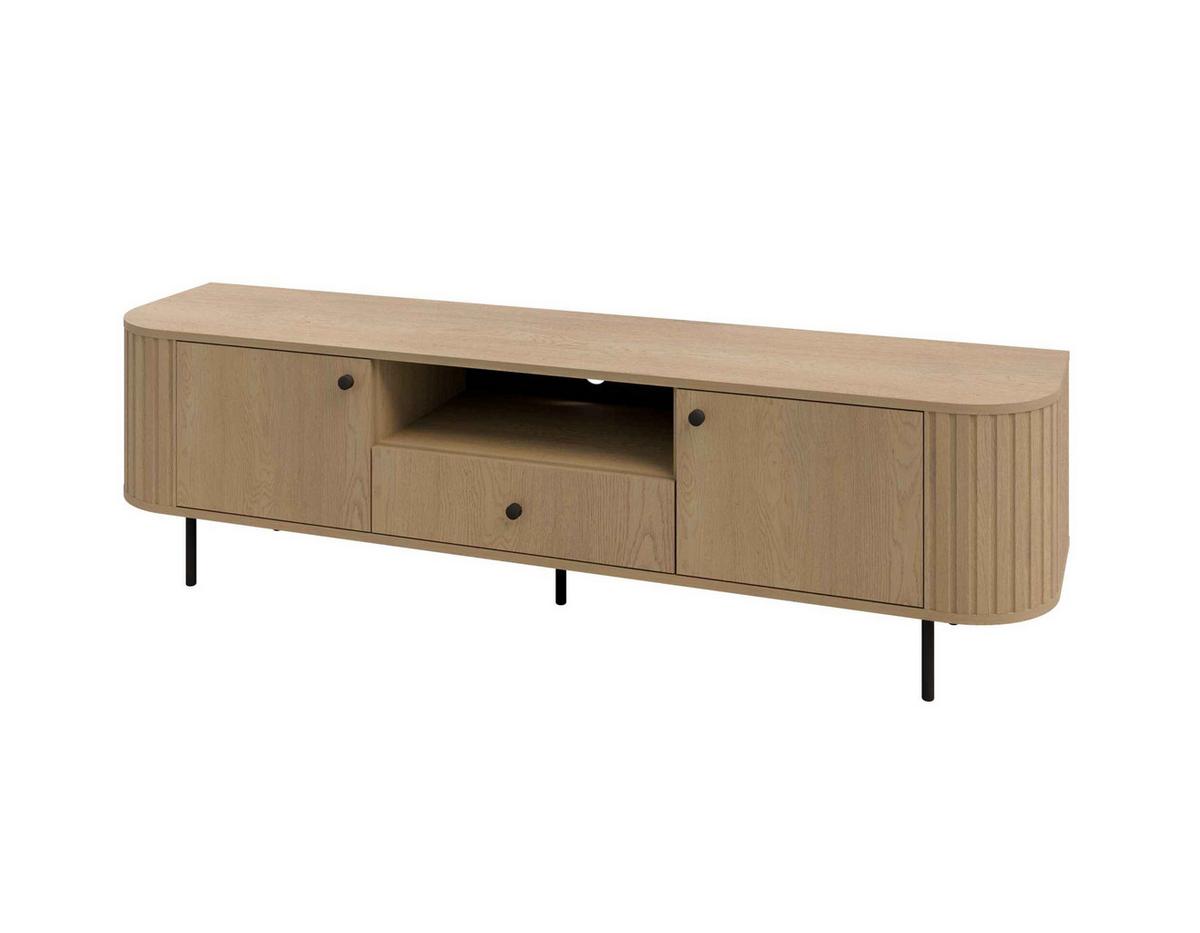LOWBOARD BOLLA 180,6/50/42,3 cm, Eichefarben - Eichefarben, Holzwerkstoff (180.6/50/42.3cm) - MASSENO