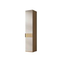 KLEIDERSCHRANK Soreno 45 L-R 1D, Seite: Rechts - Eichefarben/Beige, Holzwerkstoff/Kunststoff (45/237/60cm) - MIRJAN24