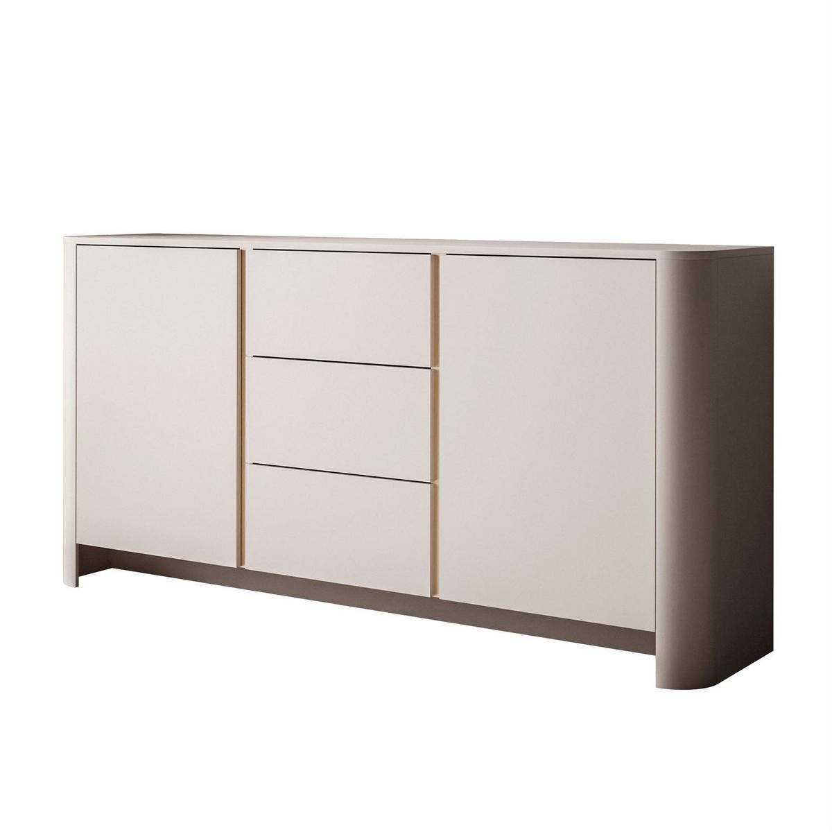 KOMMODE mit Schubladen DESTINY KSZ-168 Kaschmir - Kaschmir, Holzwerkstoff (168/84/39cm) - Lookway