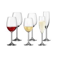 WEIN- UND SEKTGLÄSER Daily transparent 6er Set - Transparent, Glas - Leonardo Living