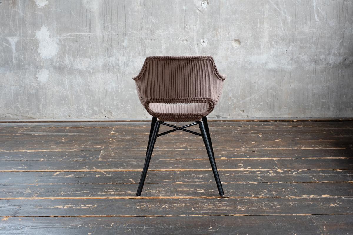 ESSZIMMERSTUHL ZAJA Braun Cord (1er-Set) - Braun, Textil (57/82/59cm) - KAWOLA