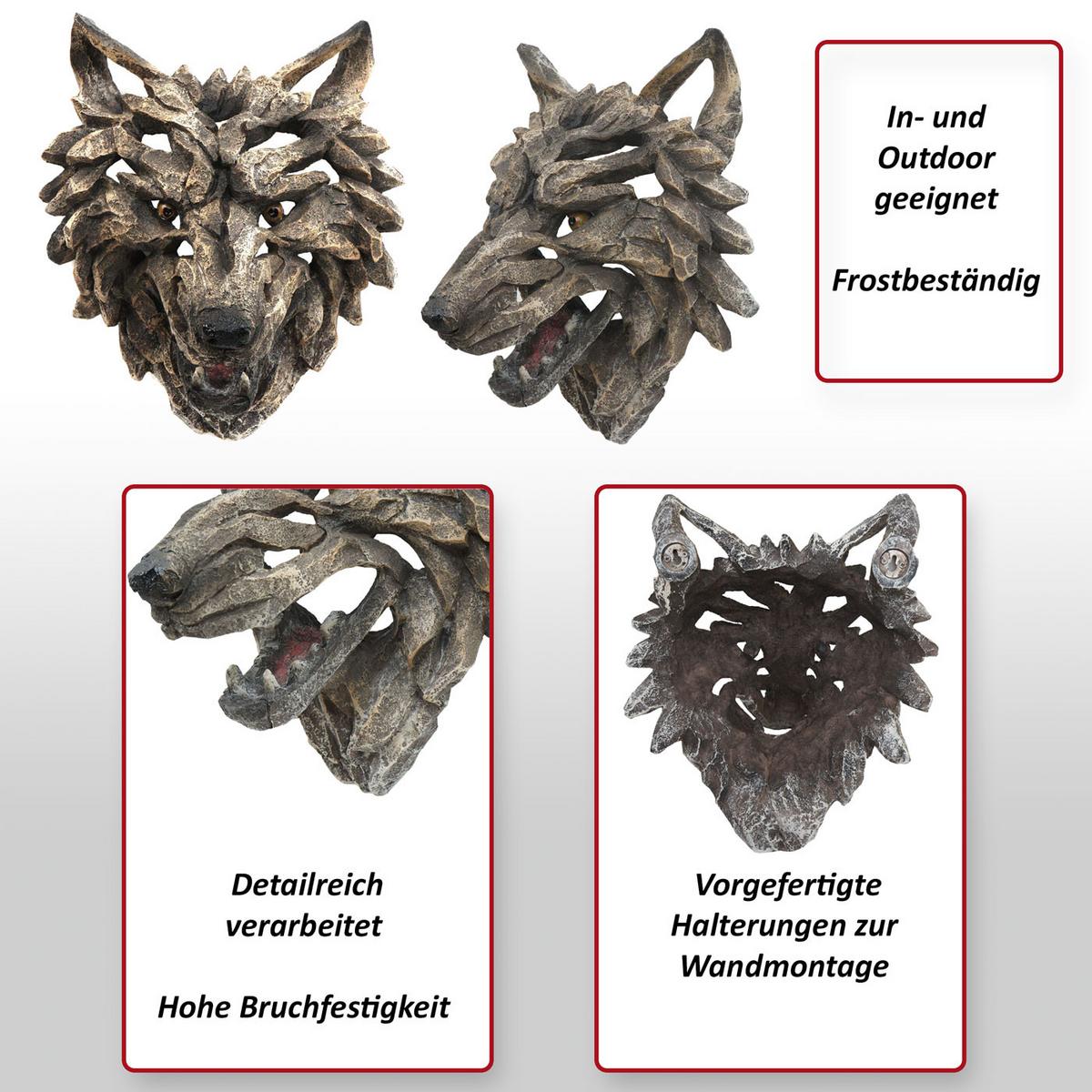 DEKO SCHÄDEL Grau - Grau, Stein (28/32/20cm) - MCW