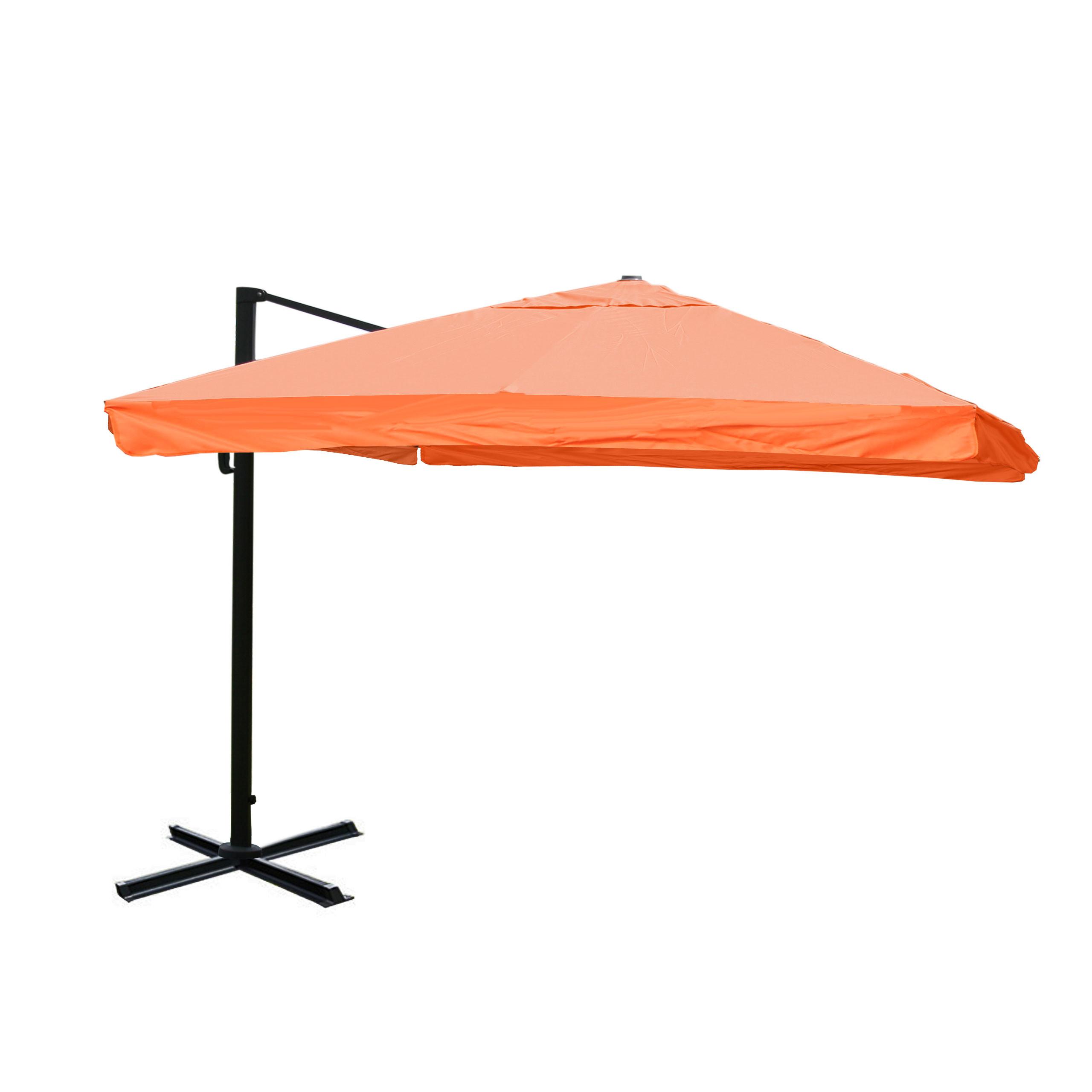 AMPELSCHIRM Orange 350/350 cm - Orange, Textil (410/350cm) - MCW