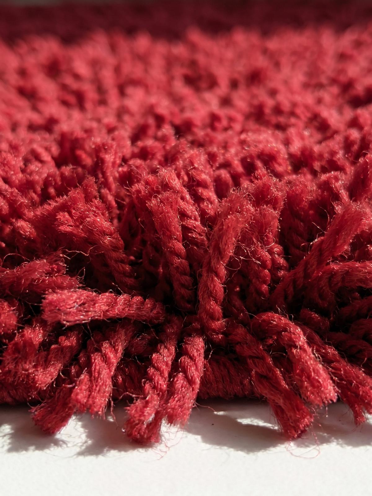 HOCHFLORTEPPICH RHEIN, einfarbig, aus Polypropylen, Rot, 200 x 290 cm - Rot, Textil (290/200cm) - KADIMA DESIGN