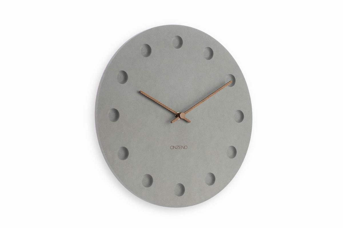 WANDUHR Design Grau 29/29 cm - Grau, Holzwerkstoff (29/29/1cm) - ONZENO