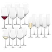 WEIN- UND SEKTGLÄSERSET Pure transparent 18-tlg. - Transparent, Glas (0.001L) - Zwiesel Glas