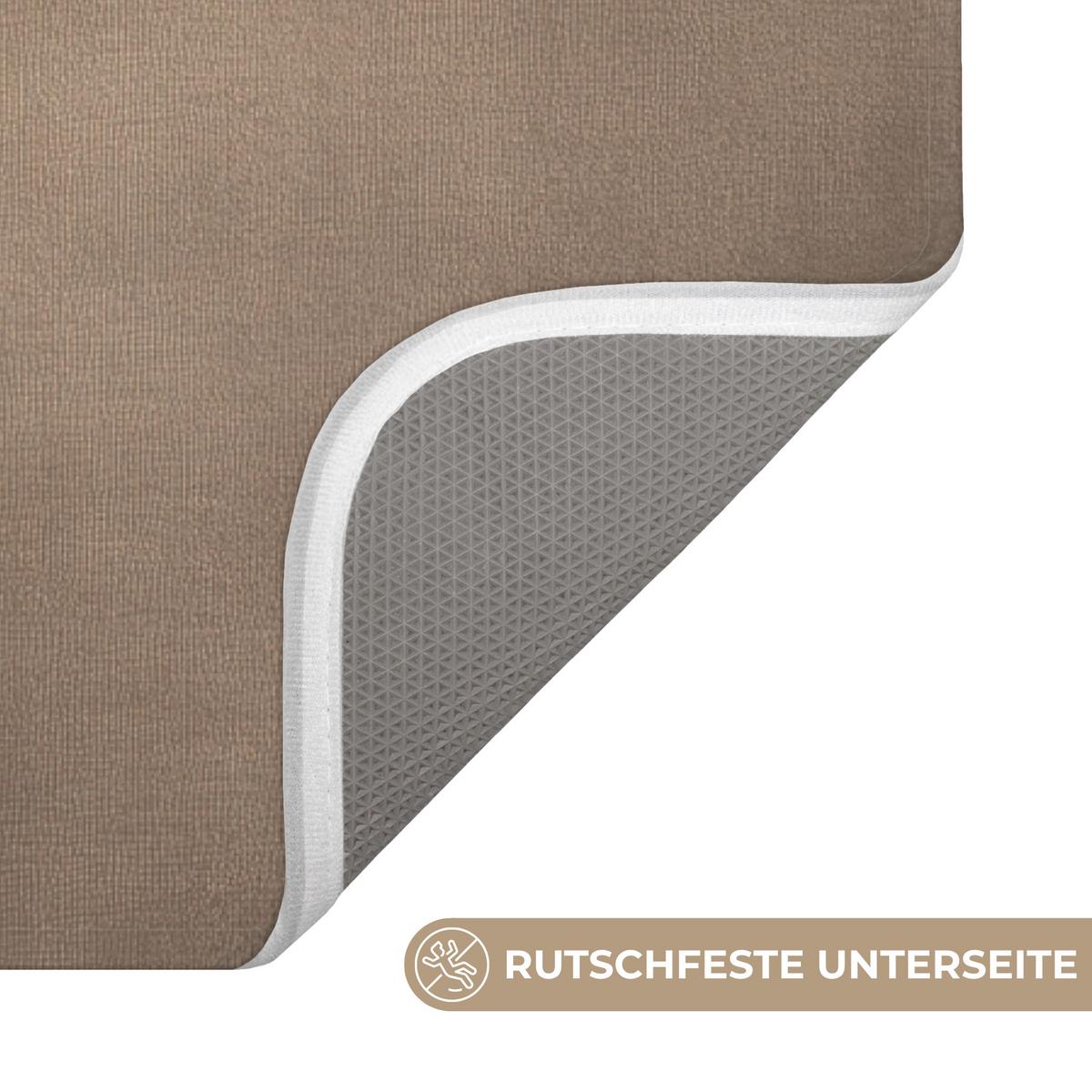 WC-VORLEGER Farbe - Braun - Japandi WC Teppich 50x80 cm - Mokka, Textil (50/1cm) - OnlyWow