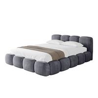 POLSTERBETT mit Bettkasten und Lattenrost, Bett mit Matratze H3/H4 - KALA-v1 180x200 Dunkelgrau - Dunkelgrau, Holzwerkstoff/Textil (180/200cm) - ALTDECOR