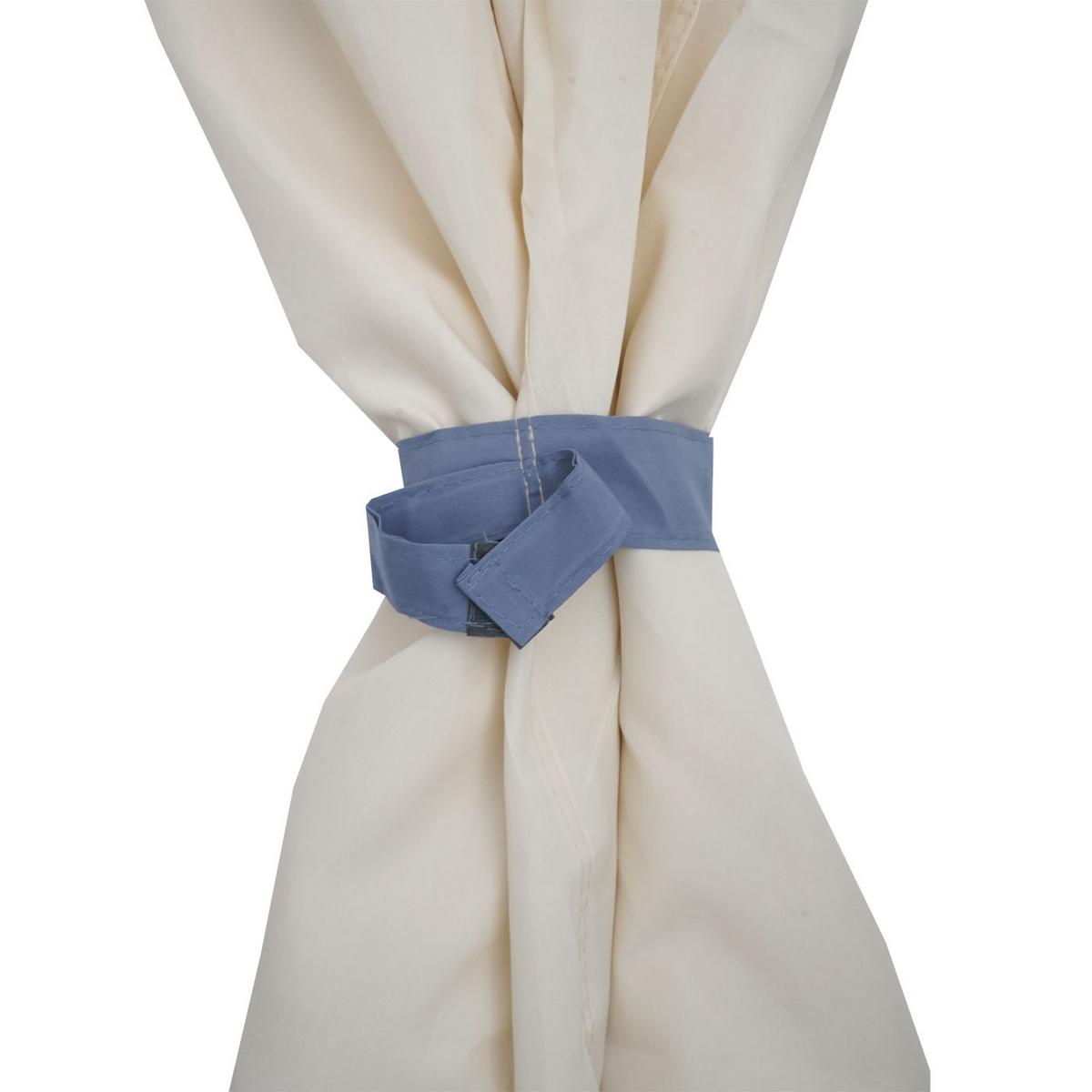 SEITENWAND PERGOLA CALPE Cremeweiß - Weiß, Textil (383/205/1cm) - MCW