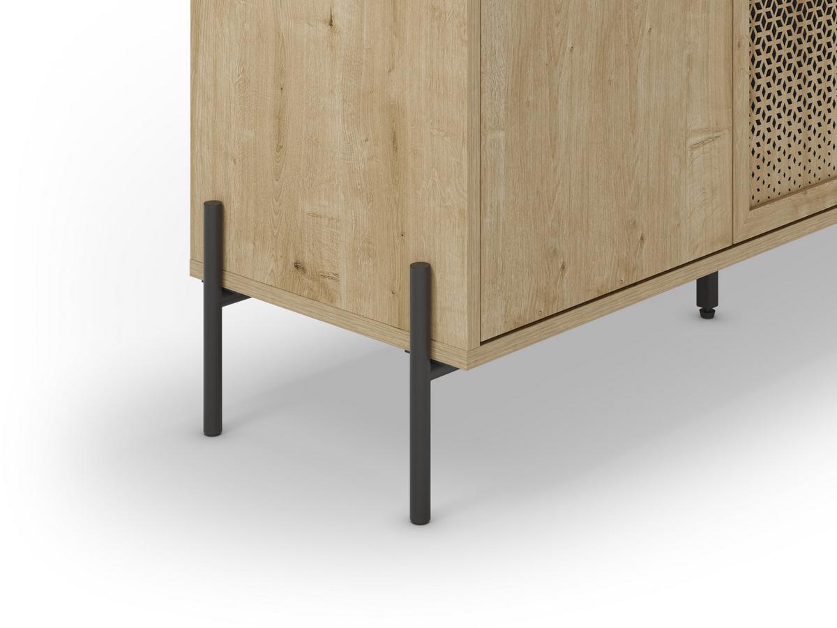 KOMMODE Inca Braun 125.6/40/80.5 cm - Braun, Holz (40/80.5/125.6cm) - Calicosy