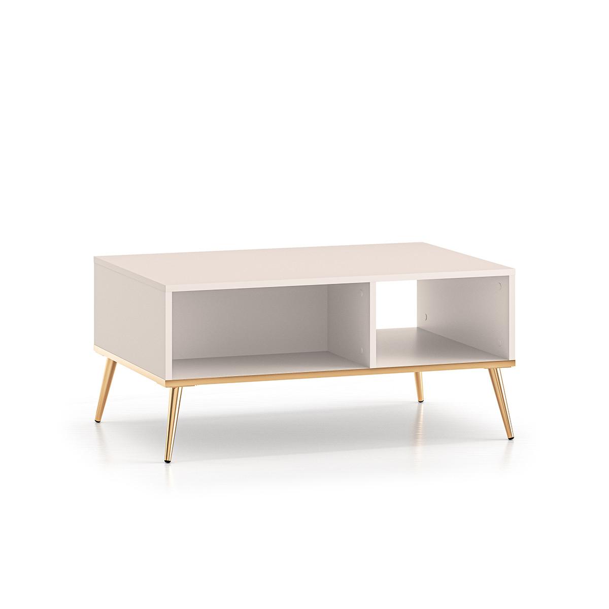 COUCHTISCH Olivia Kaschmir - Beige, Holzwerkstoff (60/90/42cm) - Petits-meubles
