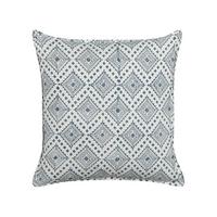 DEKOKISSEN Dunkelblau 45/45 cm Cordata - Dunkelblau, Naturmaterialien/Textil (45/45cm) - Beliani