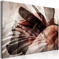 KUNSTDRUCK Grau 60/40 cm - Braun/Grau, Textil (60/40cm) - KUNSTLOFT