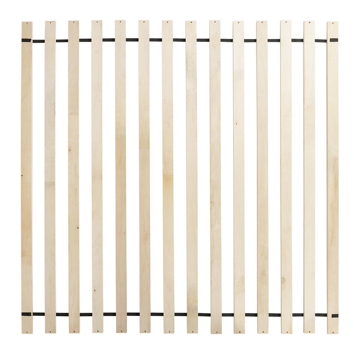 BETT mit Lattenrost 180x200 cm Weiß Champagnat - Weiß, Holz (180/200cm) - Beliani