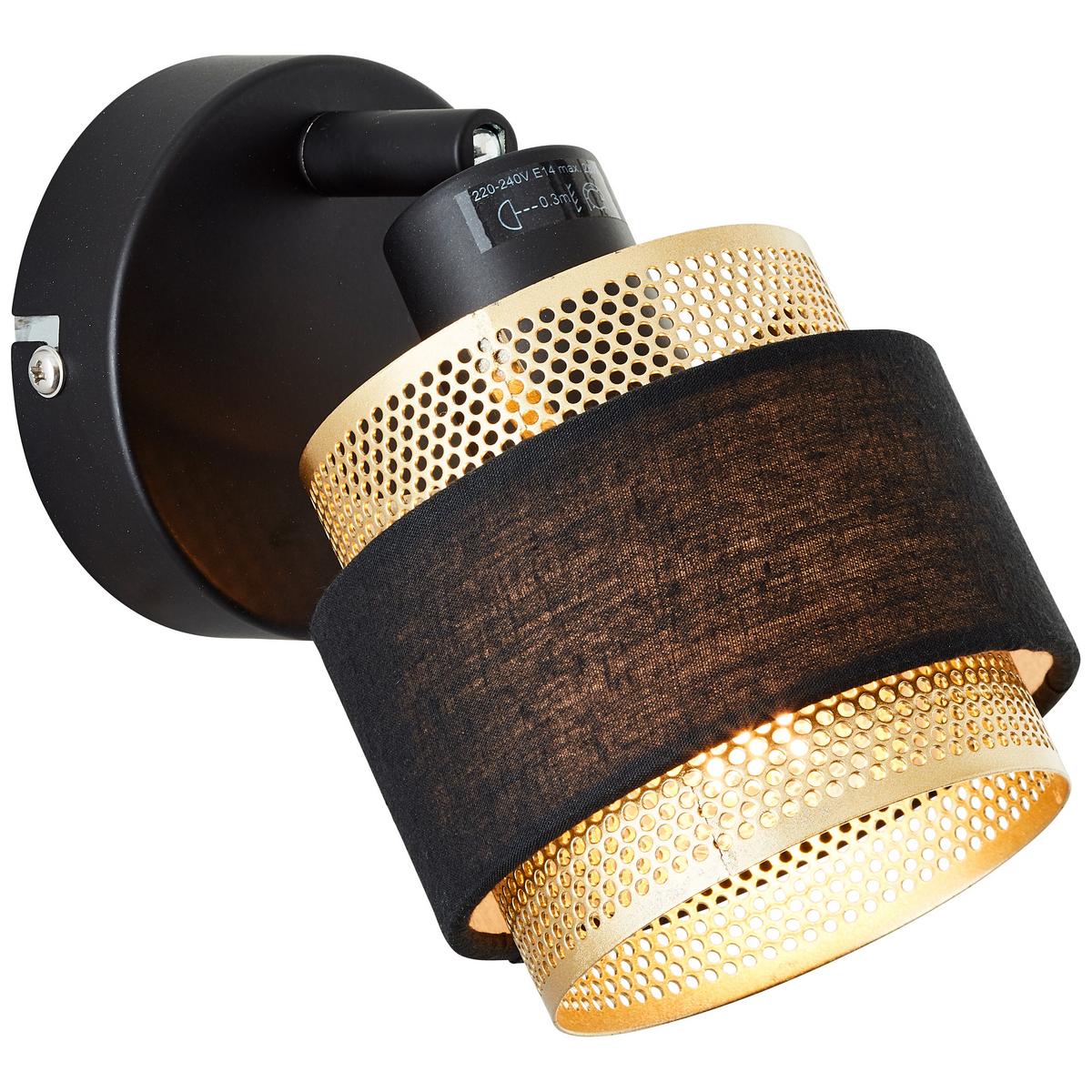 WANDSPOT Grove 99300/86 - Schwarz, Holz (10/14.7/14.4cm) - Brilliant