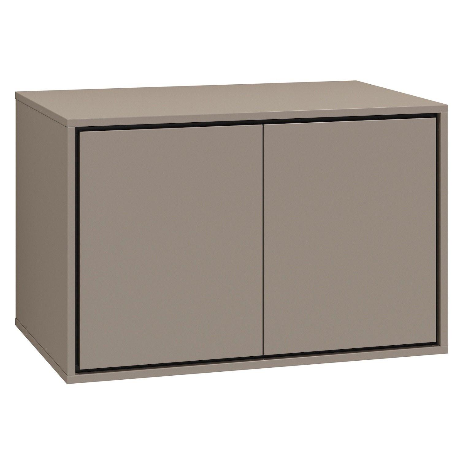 WASCHBECKENUNTERSCHRANK Capri 2 Schubladen Cashmere - 78 x 48 x 51 cm - Kaschmir, Holz (78/51/48cm) - Badplaats