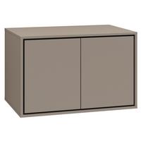 WASCHBECKENUNTERSCHRANK Capri 2 Schubladen Cashmere - 78 x 48 x 51 cm - Kaschmir, Holz (78/51/48cm) - Badplaats