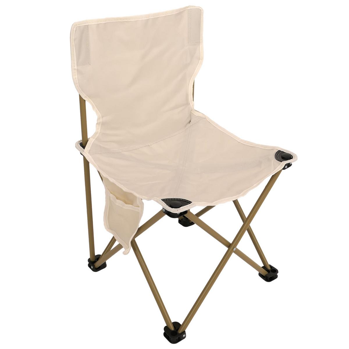 CAMPINGSET Weiß, Beige - Beige/Weiß, Metall - MCW