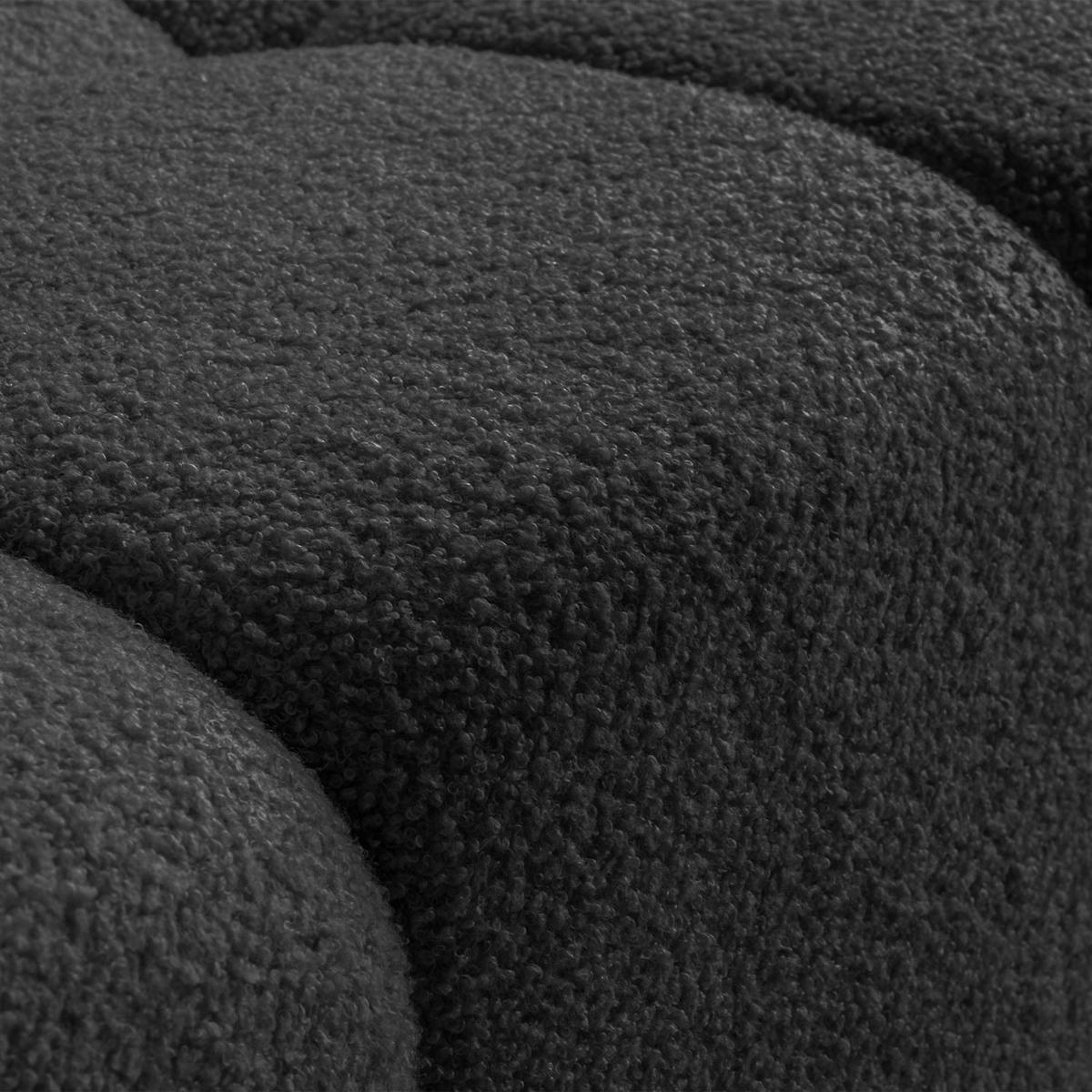 AUSZIEHBARES Ecksofa GAMMA mit Schlaffunktion Quelle 100 - Schwarz, Textil (217/145cm) - Lookway