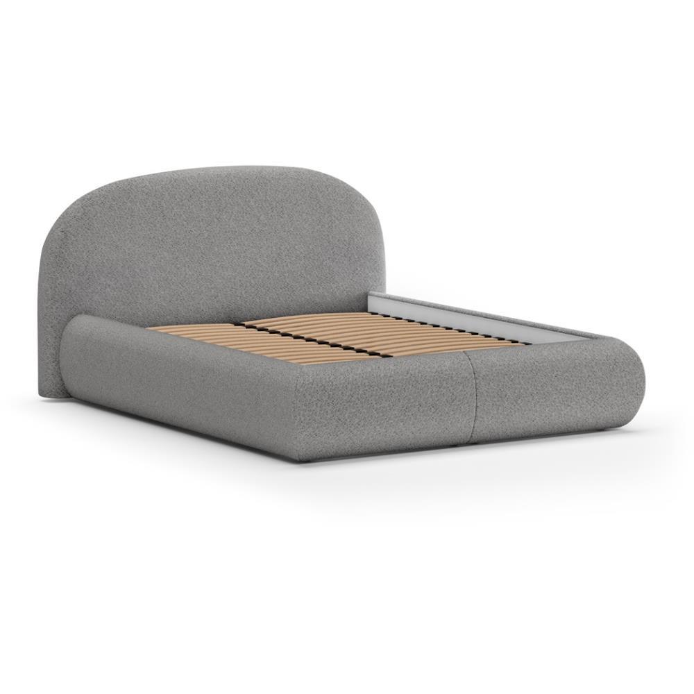 POLSTERBETT Motti ohne Matratze und Topper, 140x200 cm, Dunkelgrau - Dunkelgrau, Textil (140/200cm) - Beautysofa