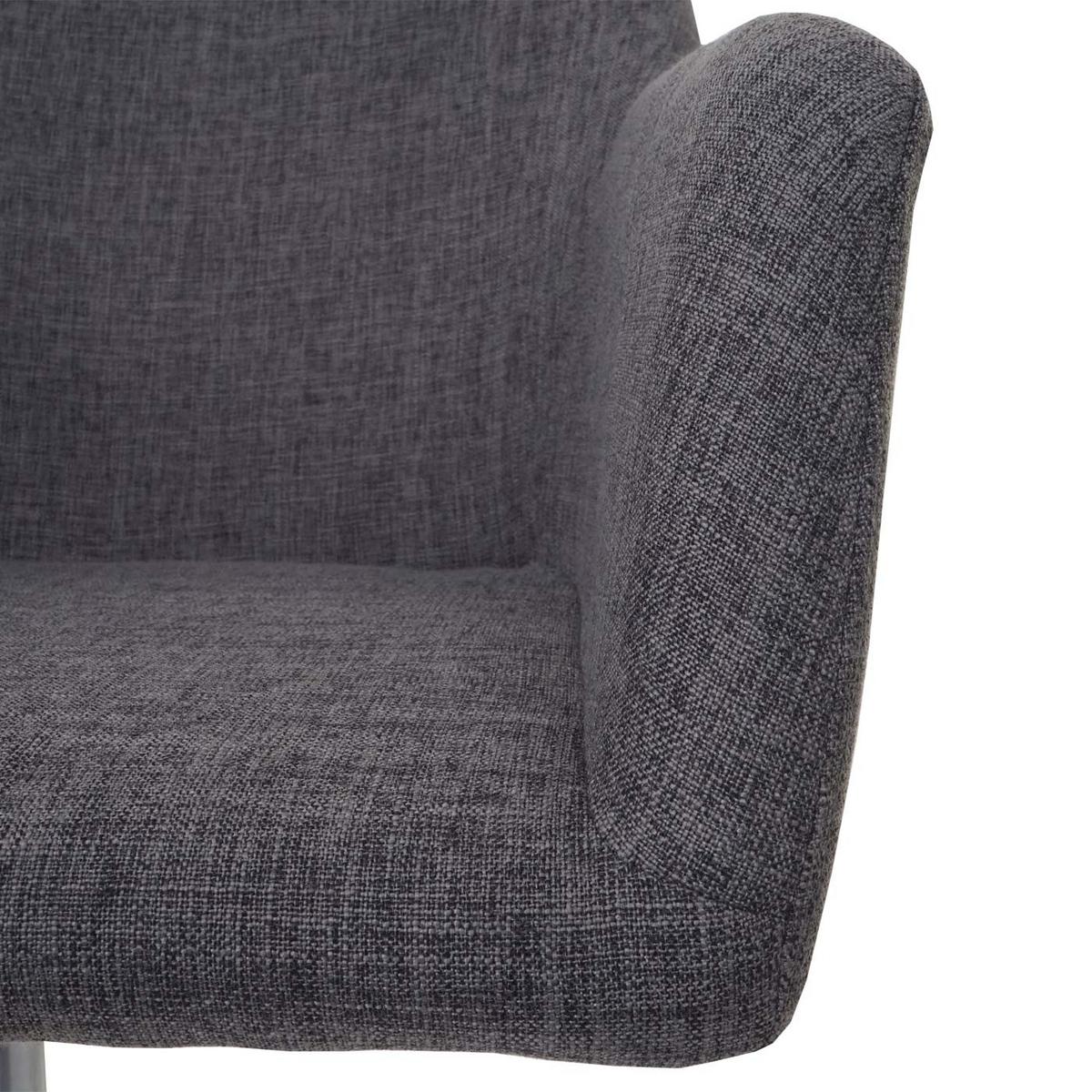 ESSZIMMERSTUHL Grau 6er-Set - Grau, Textil (56/86/55cm) - MCW