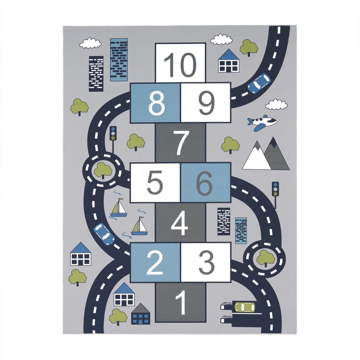 KINDERTEPPICH Grau 200 x 290 cm - Grau, Kunststoff (200/290cm) - TT Home