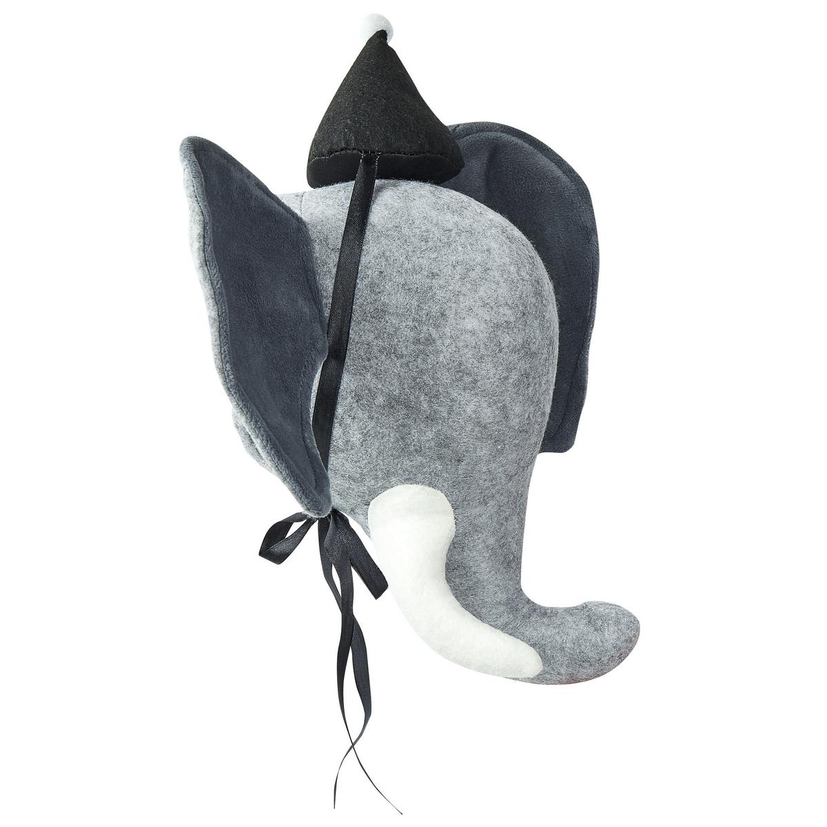 WANDDEKORATION Filz, Baumwolle grau Badou - Grau, Textil (36/36/16cm) - Beliani