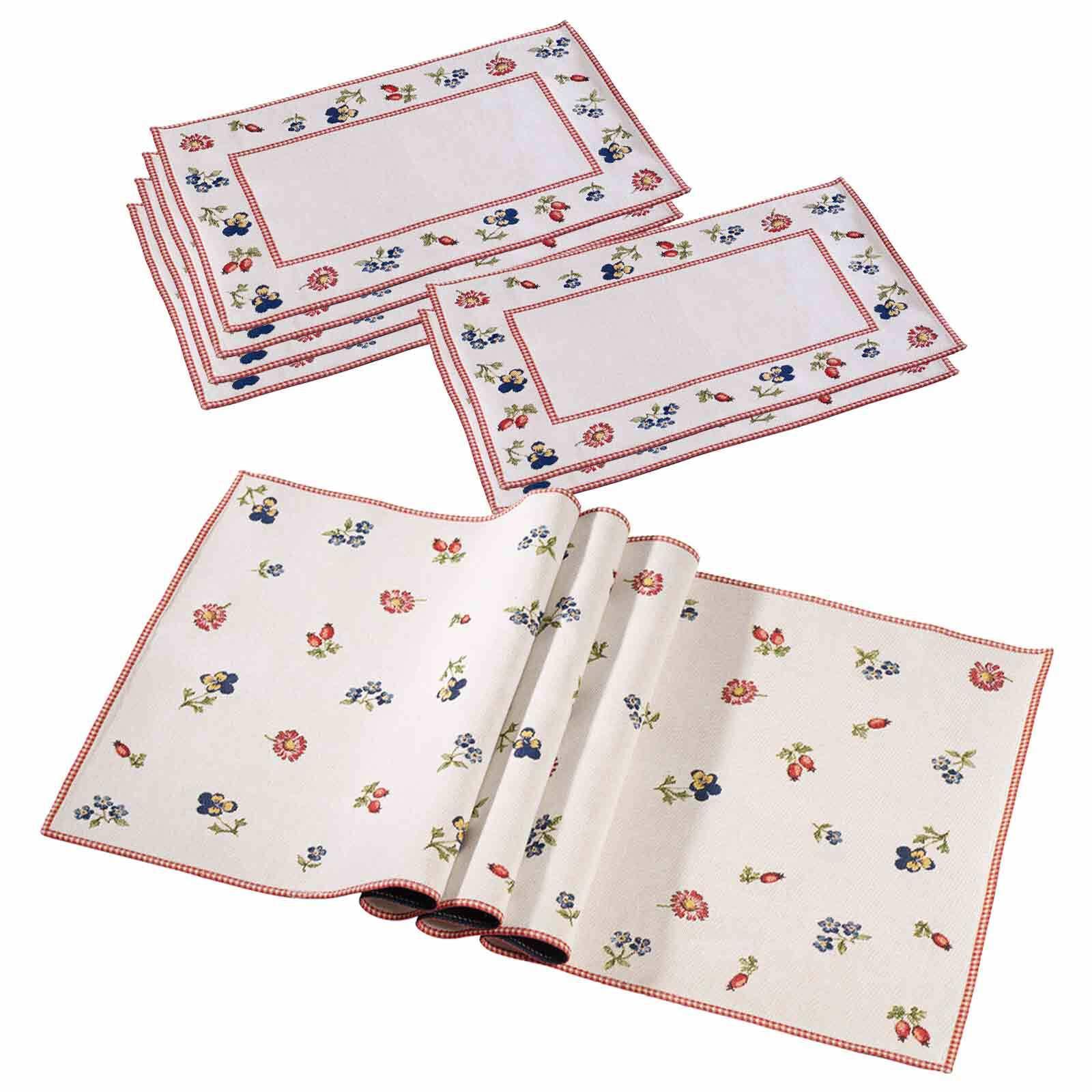 TISCHSET Petite Fleur bunt 7-tlg. - Multicolor, Textil (2/2/2cm) - Villeroy & Boch