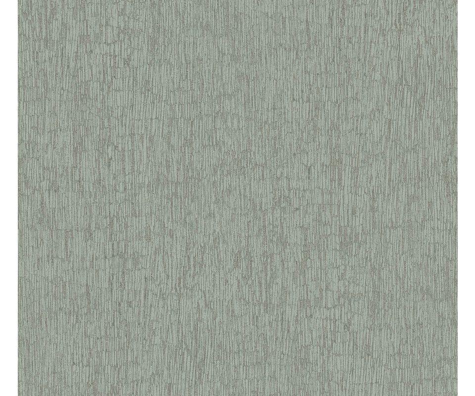 VLIESTAPETE Grün 53/1005 cm - Silberfarben, Textil (53/1cm) - KUNSTLOFT