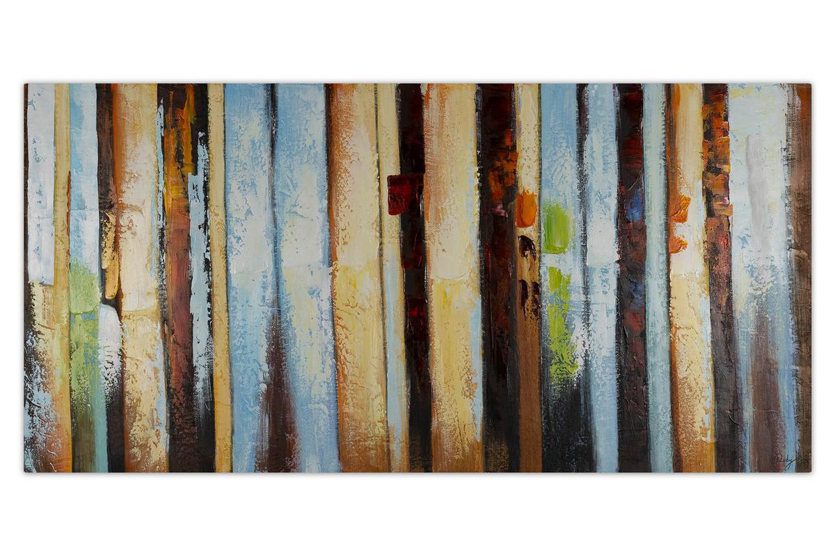 ÖLGEMÄLDE 140/70 cm - Multicolor, Holz/Textil (140/70cm) - KUNSTLOFT