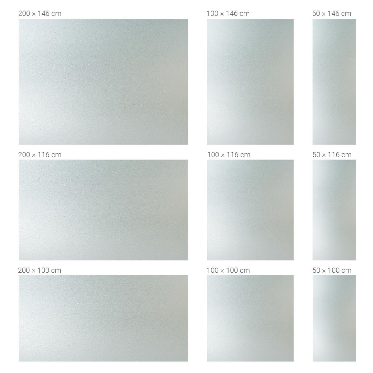 SICHTSCHUTZFOLIE – 200x106 cm - Transparent, Kunststoff (200/100/0.1cm) - TULUP