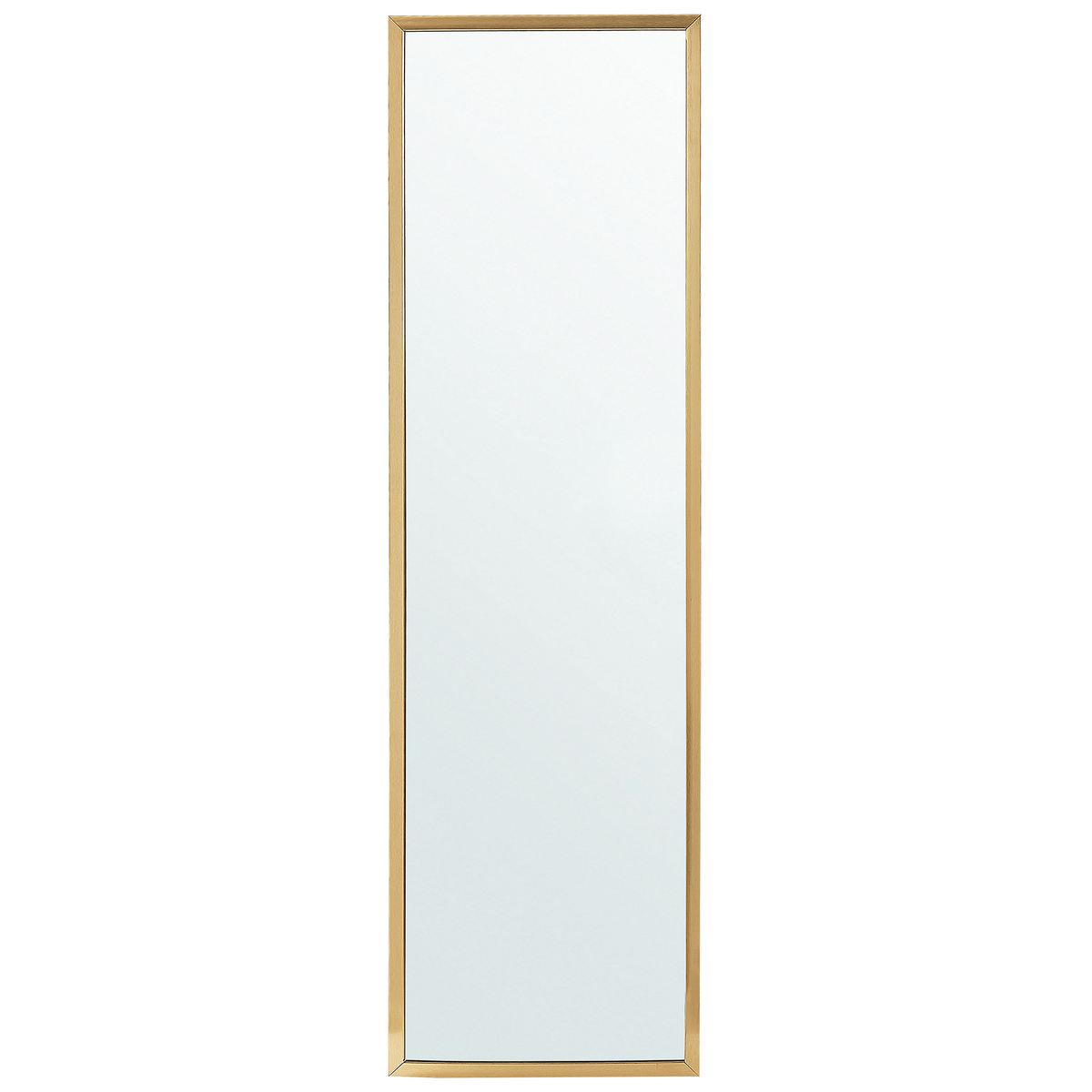 STEHSPIEGEL gold rechteckig 40/140 cm Torcy - Goldfarben, Kunststoff (40/140/3cm) - Beliani