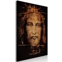 KUNSTDRUCK Schwarz 40/60 cm - Schwarz/Braun, Textil (40/60cm) - KUNSTLOFT