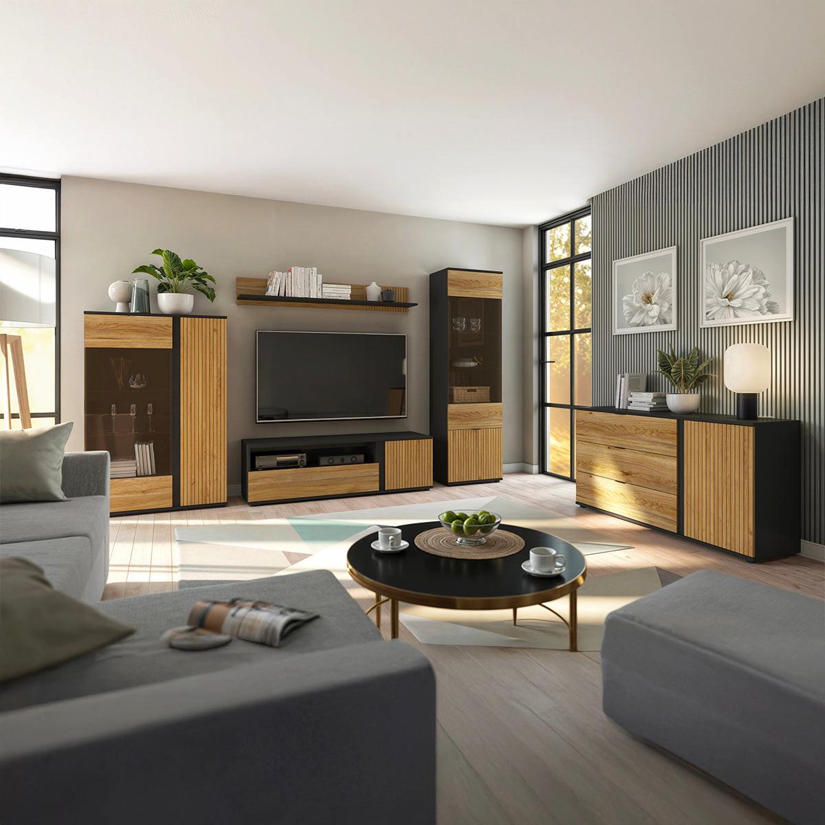 BÜCHERREGAL Pia Holz - Braun, Holzwerkstoff (57/196/39cm) - Petits-meubles