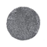 SHAGGY-TEPPICH Cide 140/140 cm - Schwarz, Kunststoff (140/140cm) - Beliani
