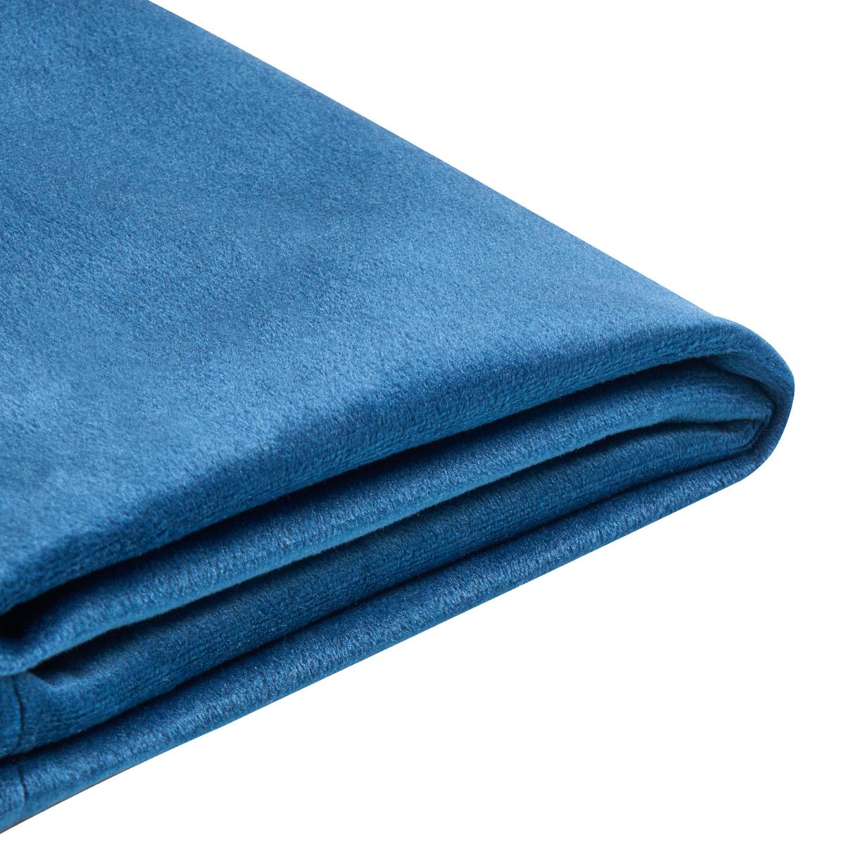 POLSTERBETT 140/200cm Dunkelblau Fitou - Dunkelblau, Textil (140/200cm) - Beliani