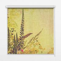 INNENROLLO - Fensterrollo - Rollo - 80x180 cm - Pflanzen - Gelb, Kunststoff (80/180/0.5cm) - TULUP