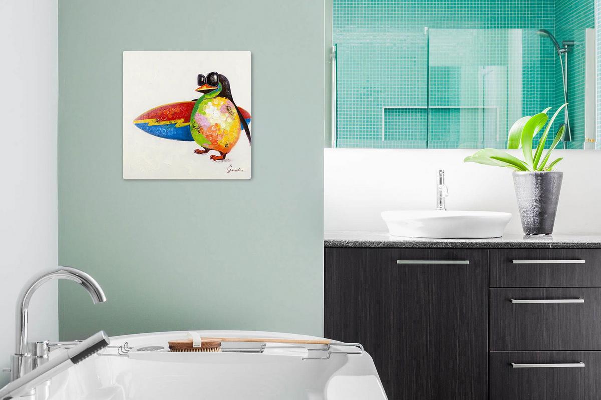 ÖLGEMÄLDE 50/50 cm - Multicolor, Holz/Textil (50/50cm) - KUNSTLOFT