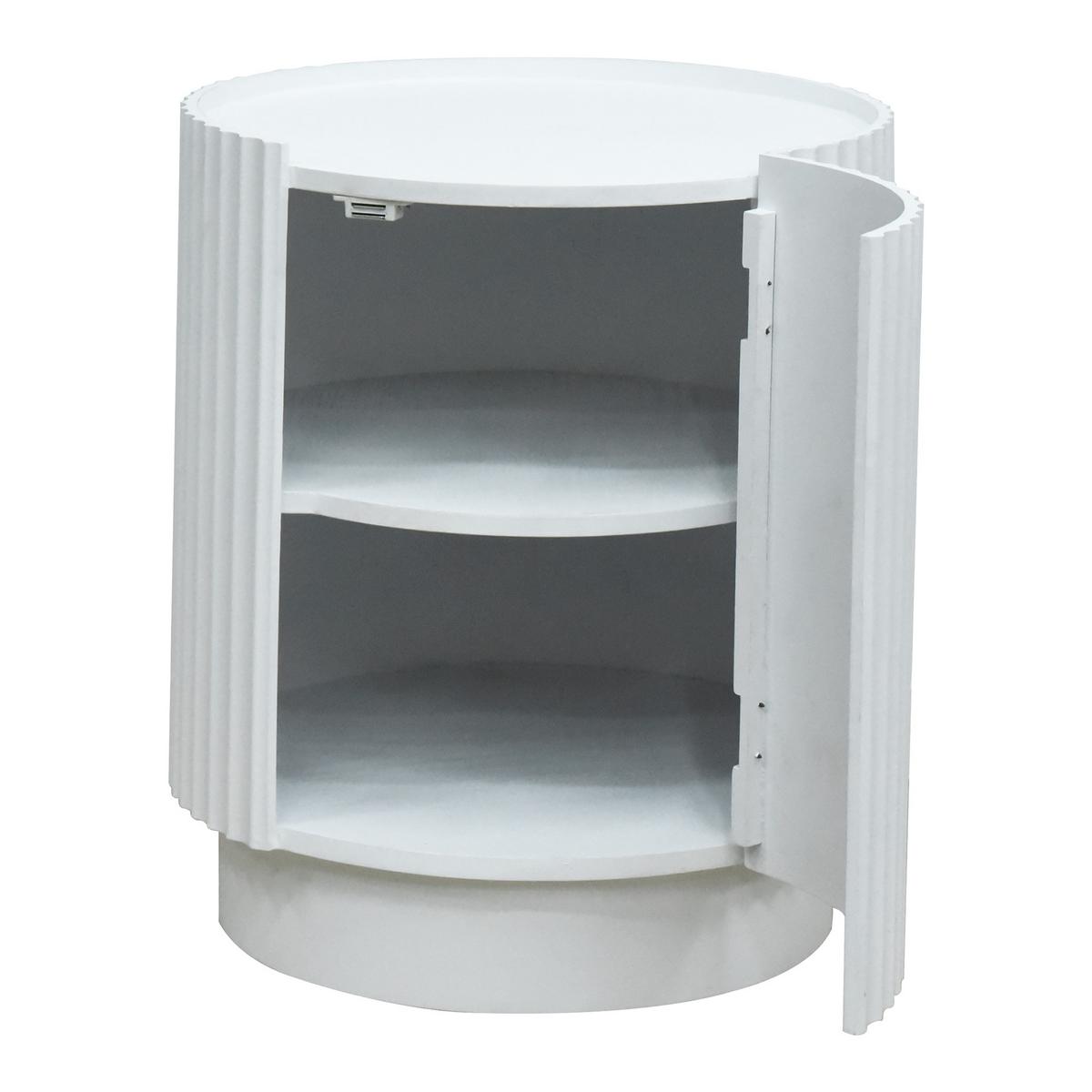 BEISTELLTISCH Rill - Weiß, Holzwerkstoff (40/40/48.5cm) - [en.casa]