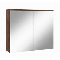 SPIEGELSCHRANK Toledo Walnuss Braun - 80 x 20 x 60 cm - Walnussfarben, Holz (80/60/20cm) - Badplaats