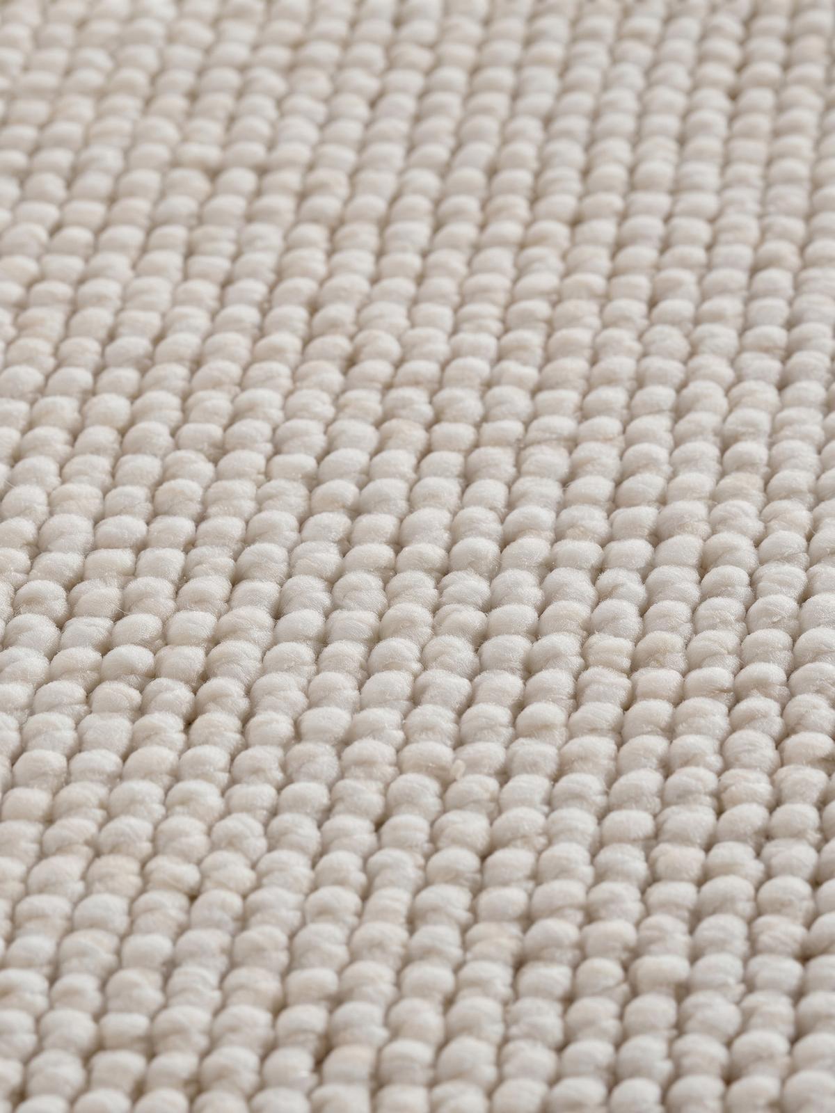 TEPPICH Flachgewebe LANGAU in Creme, meliert, 80 x 150 cm - Beige, Textil (150/80cm) - KADIMA DESIGN