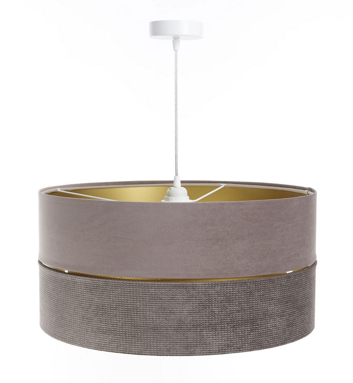 HÄNGELEUCHTE Gold 60/30 cm - Goldfarben/Braun, Kunststoff (60/1/30cm) - ONZENO