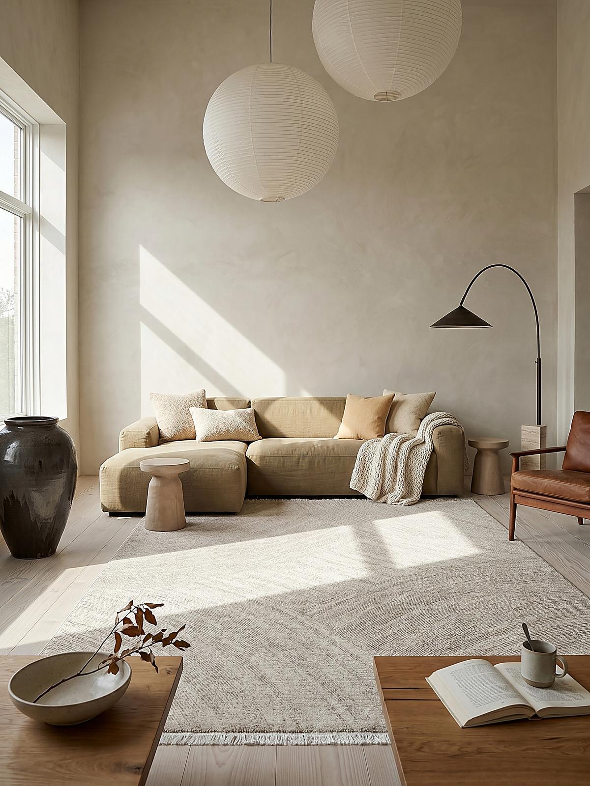 KURZFLORTEPPICH Geometrisch SCRIVIA Polypropylen Beige 160 x 230 cm - Beige, Textil (160/230cm) - KADIMA DESIGN