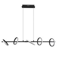 LED-HÄNGELEUCHTE Sonnwein 106/19/150 cm - Schwarz, Metall (106/19/150cm) - ZMH