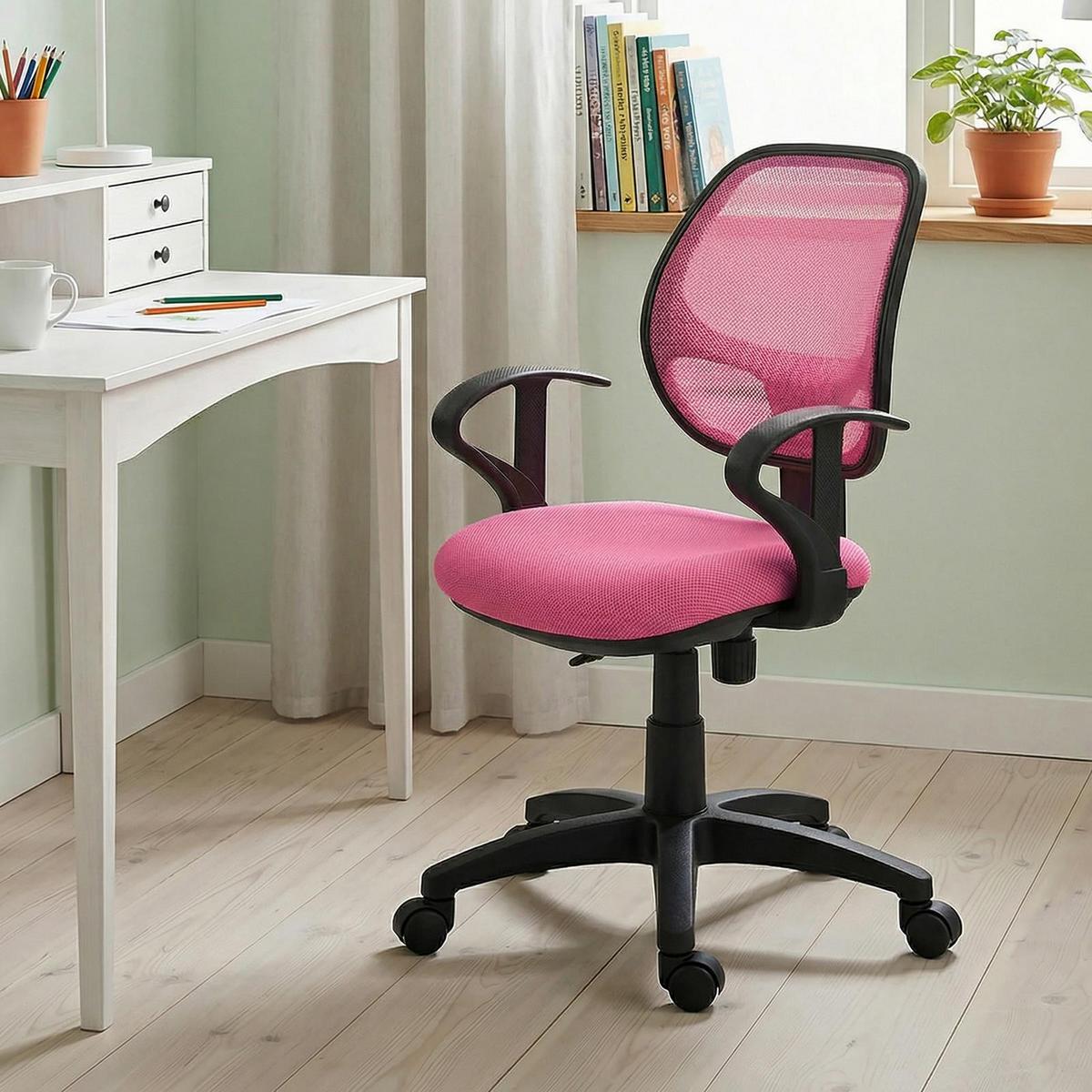 KINDERDREHSTUHL COOL pink - Pink, Textil (58/97/58cm) - IDIMEX