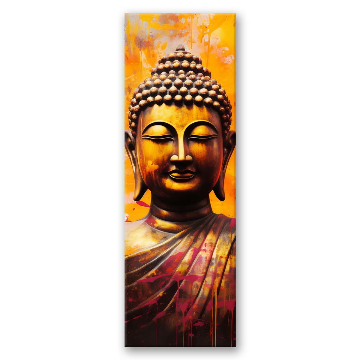 KUNSTDRUCK Gelb 30/90 cm - Gelb, Textil (30/90cm) - KUNSTLOFT