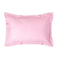 KISSENBEZUG Perkal mit Stehsaum, Fadendichte 200 - Rosa, Textil (48/74cm) - Homescapes