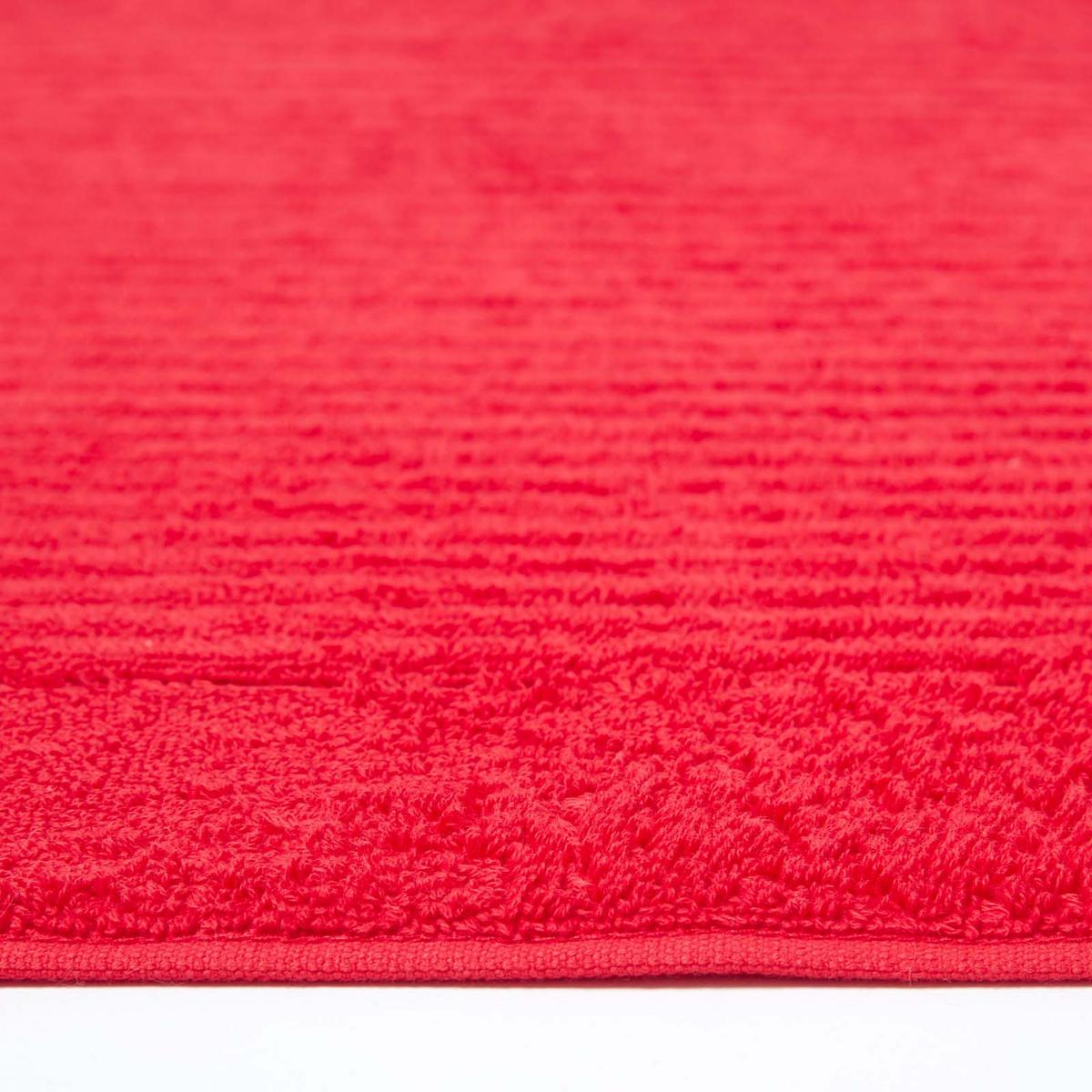 BADEMATTE Imperial 50/80 cm, Baumwolle - Rot, Textil (50/80cm) - Homescapes