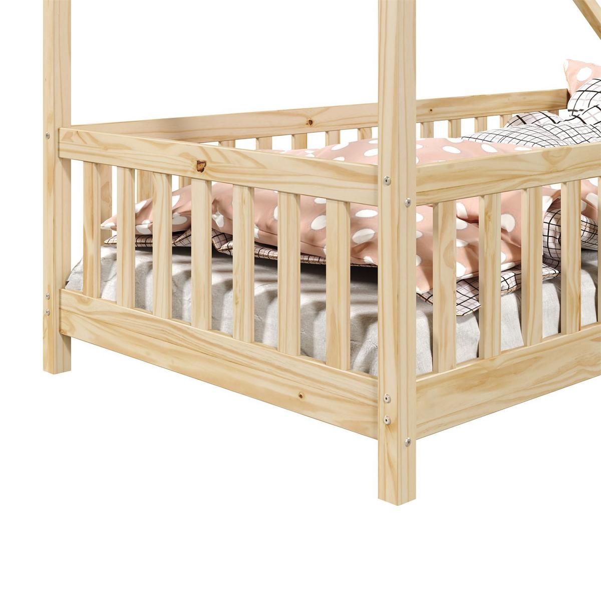 HAUSBETT CORA 90x200 cm natur - Naturfarben, Holz (96/158/206cm) - IDIMEX
