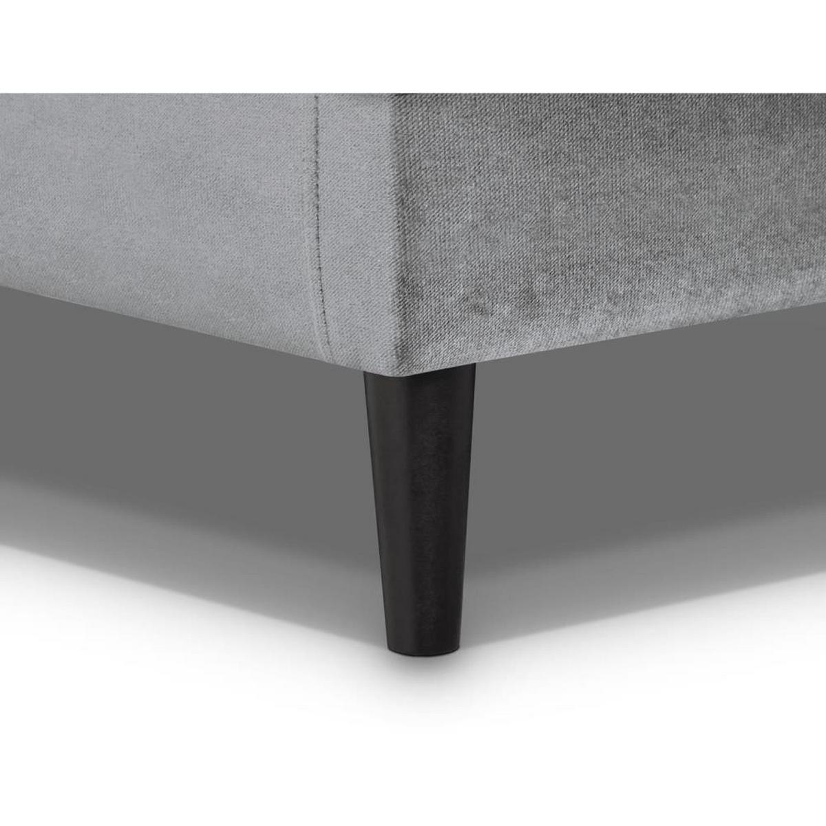 3-SITZER Schlafsofa Nancy Bis hellgrau - Hellgrau, Holz/Textil (220/89/93cm) - Beautysofa